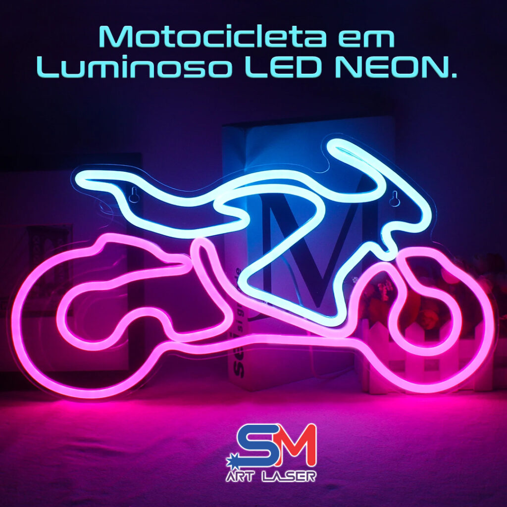 Led Neon Motocicleta