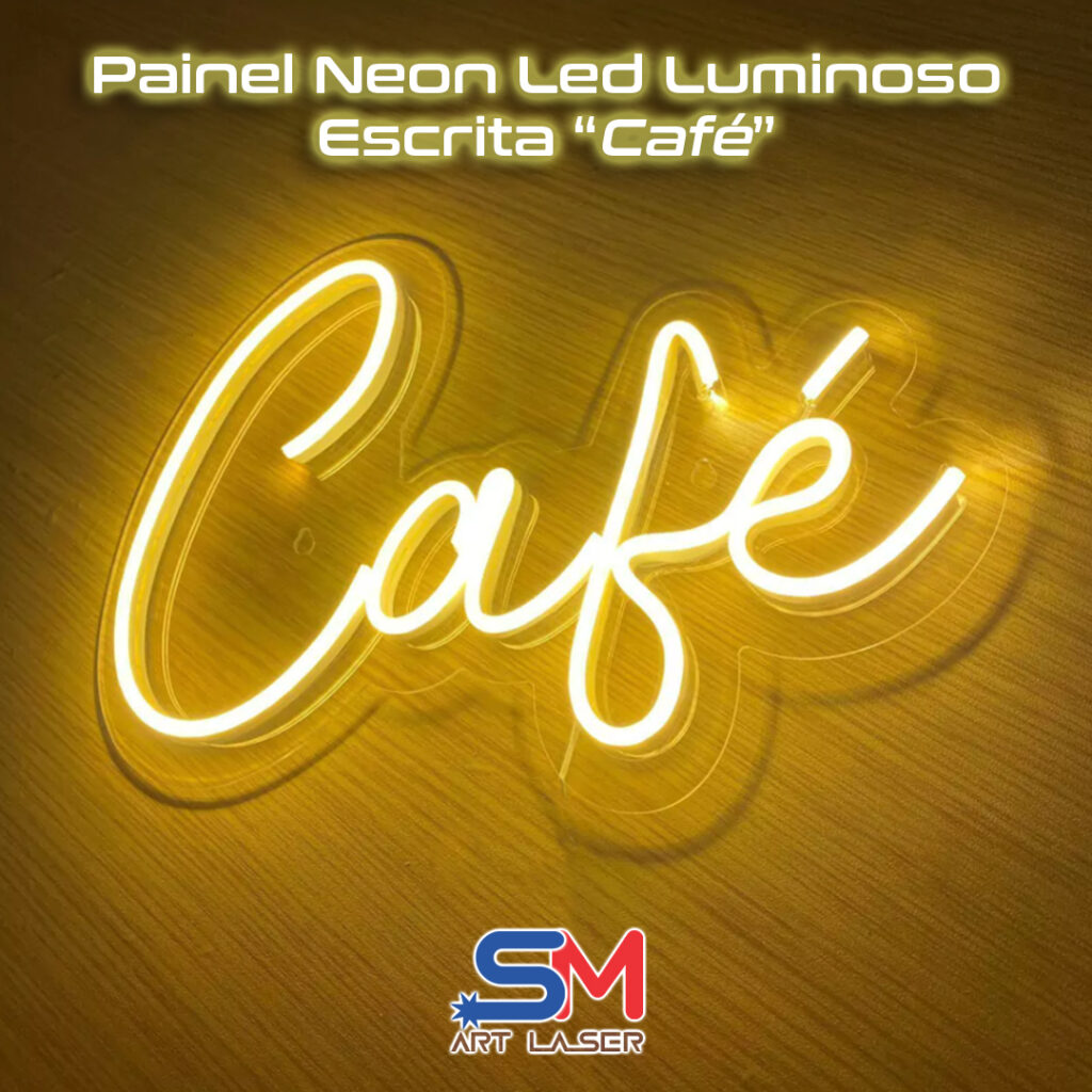 Led Neon Escrita “Café”.