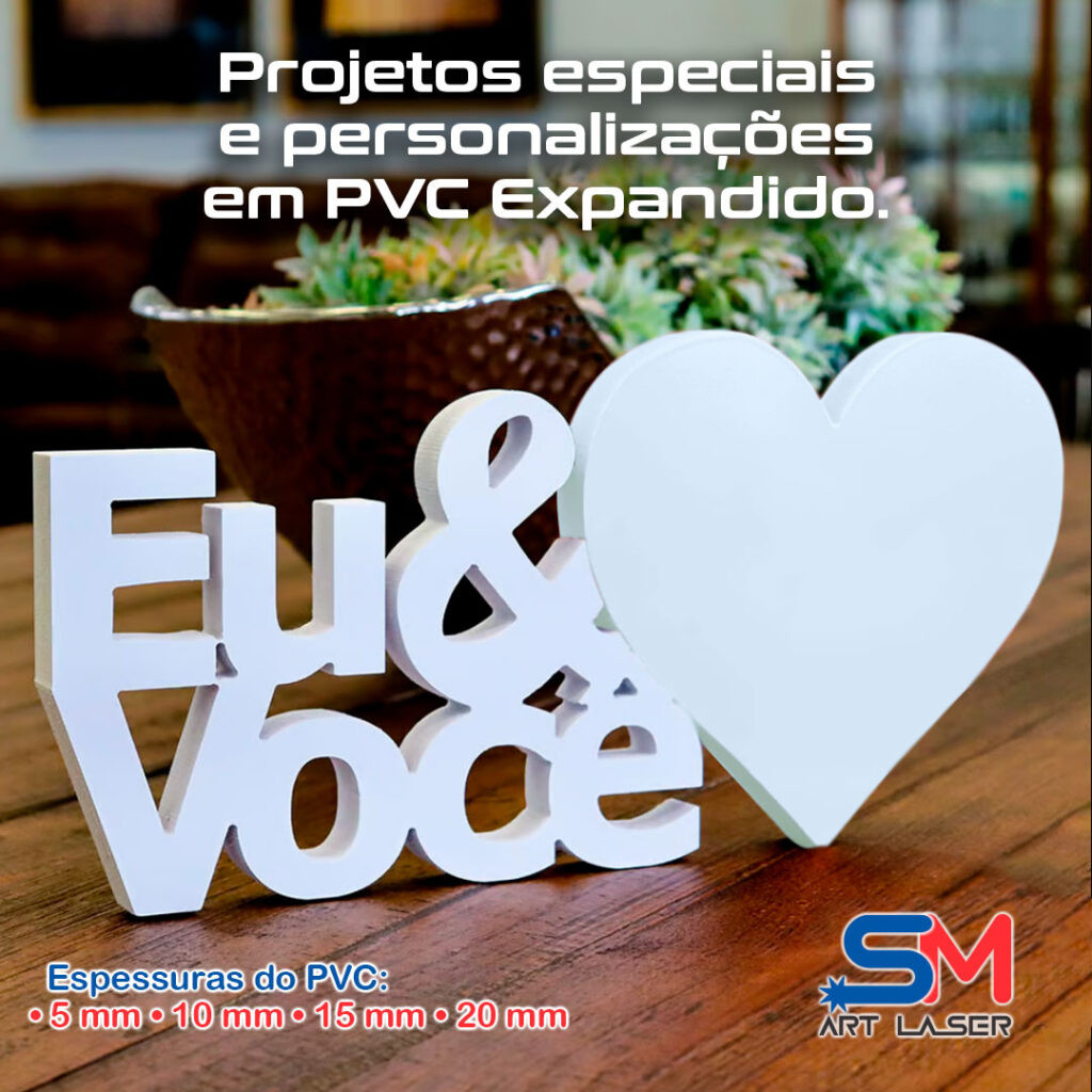 Projetos especiais e personalizações em PVC Expandido.