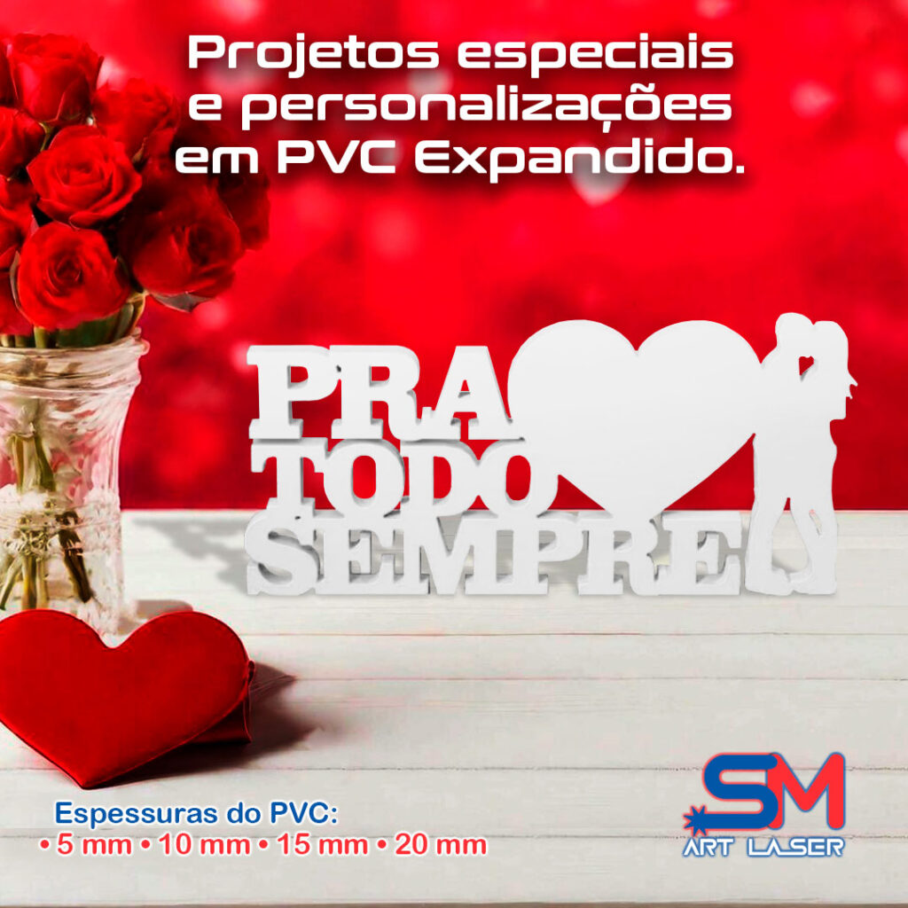 Projetos especiais e personalizações em PVC Expandido.